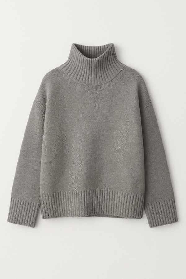 Turtle Neck Sweater - Gambar 3