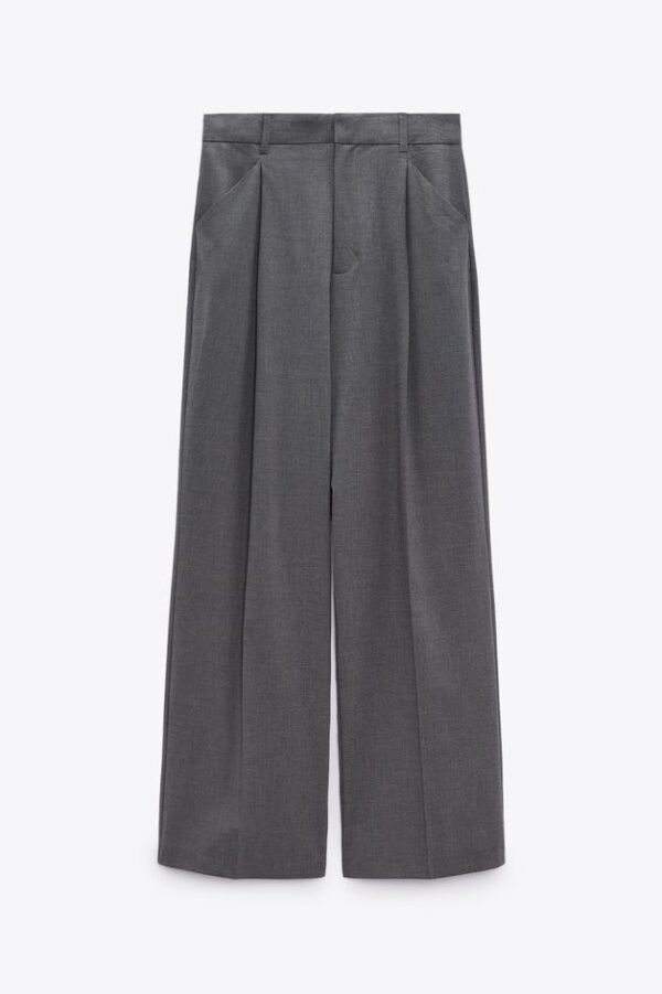 Wide Pleated Trousers